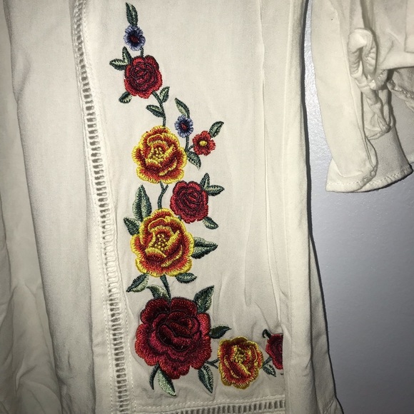 Forever 21 White Floral Mini Dress - Picture 4 of 7